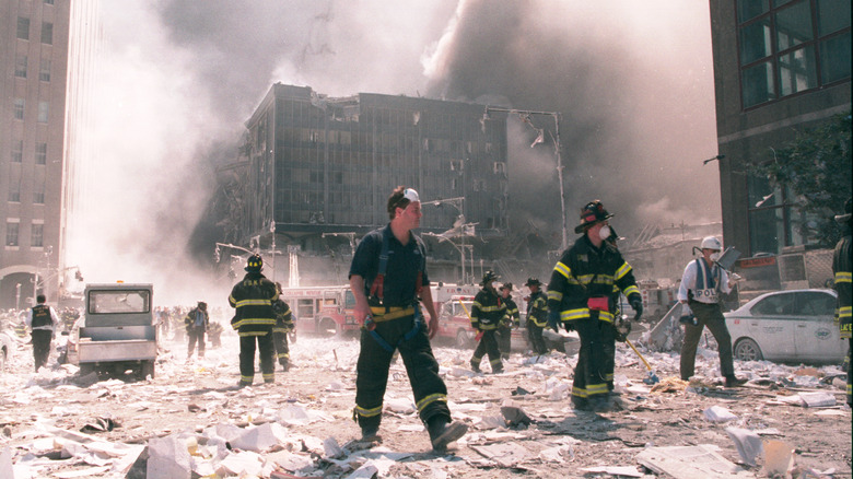 firefighters at WTC