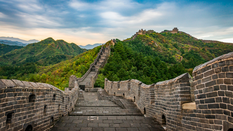 Great Wall of China close up