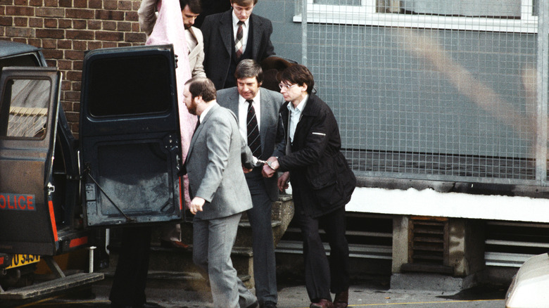 Dennis Nilsen being arrested