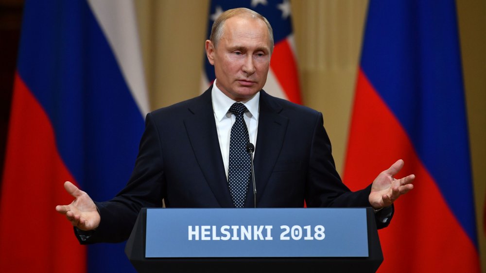 Vladimir Putin speaking