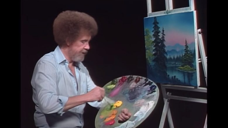 Ross painting "Island in the Wilderness"