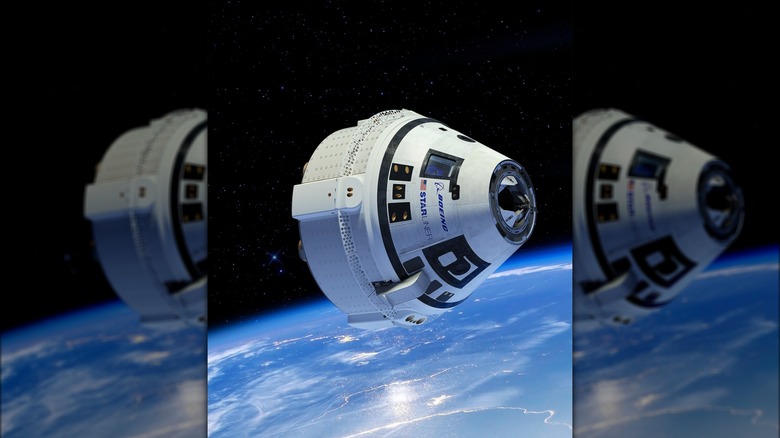 Boeing Starliner in orbit