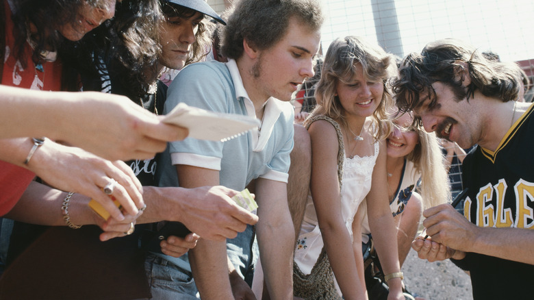 Glenn Frey signing autographs