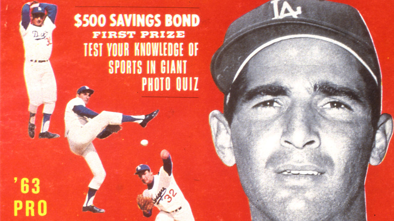 Sandy Koufax magazine cover