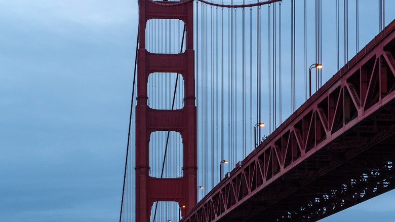 Golden Gate Bridge from below