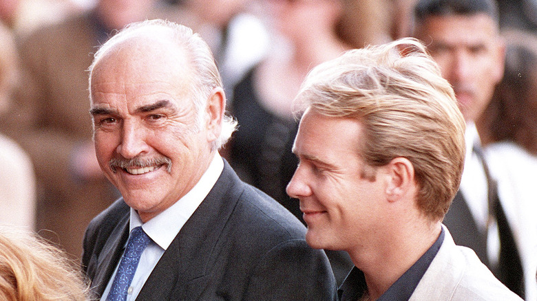 Sean Connery and Jason Connery