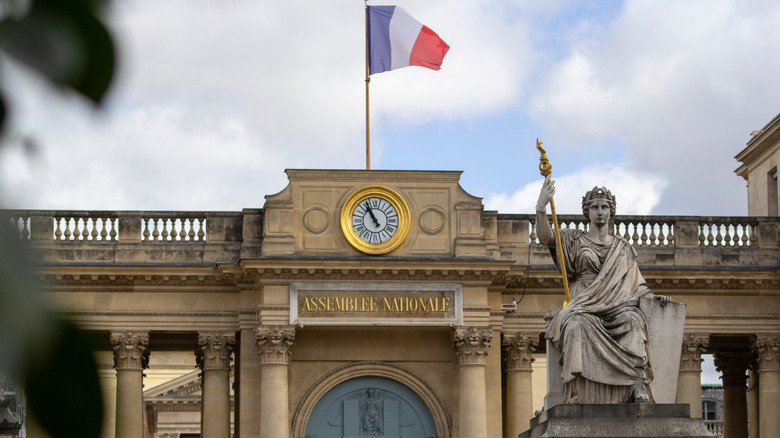 French National Assembly building