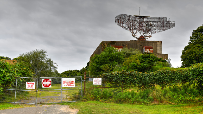 Montauk Air Force Station gate