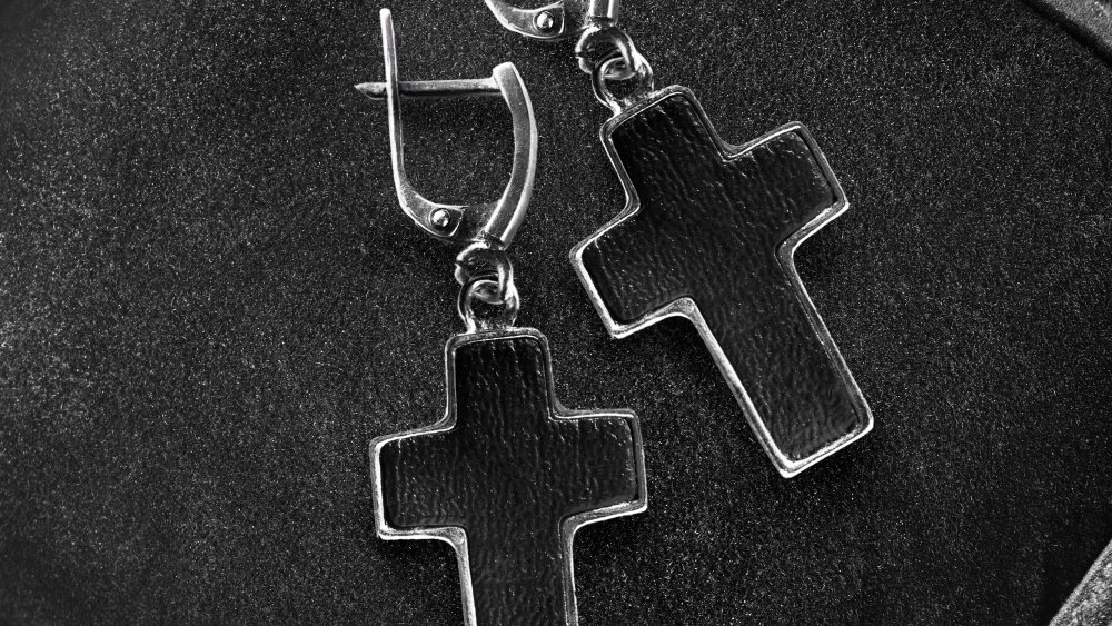 cross earrings