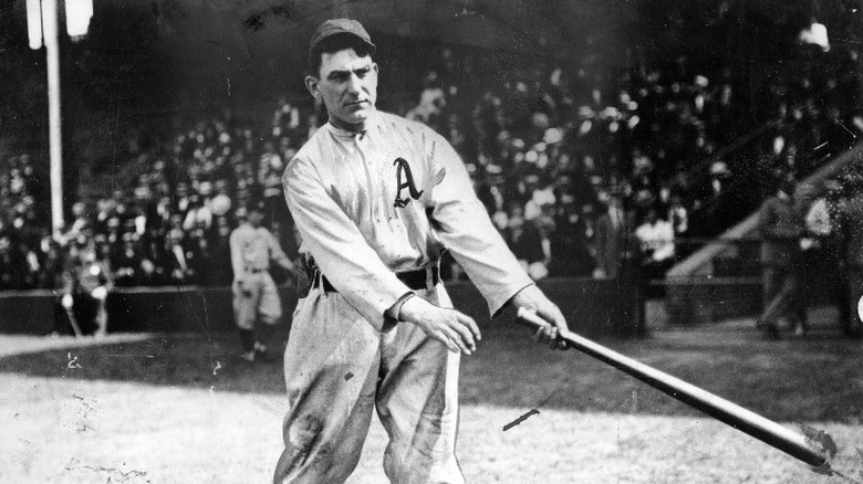 Nap Lajoie batting 1901