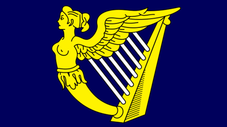 Irish harp in the Royal Standard Flag