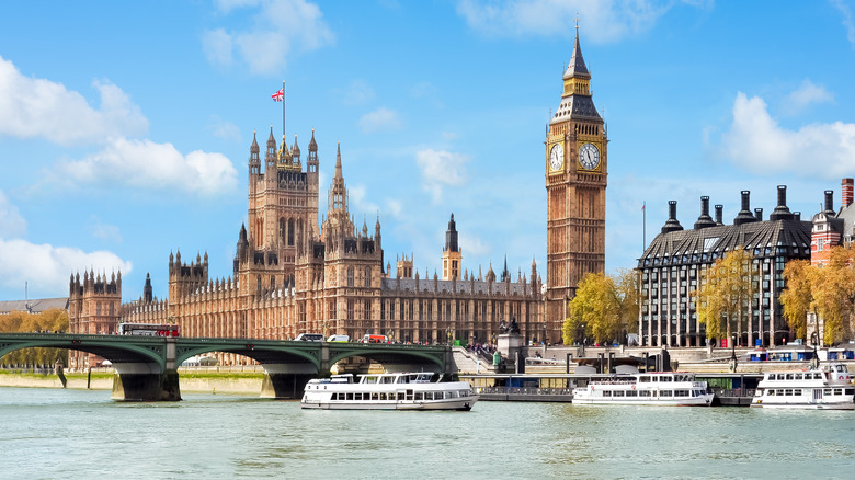 The Houses of Parliament in London