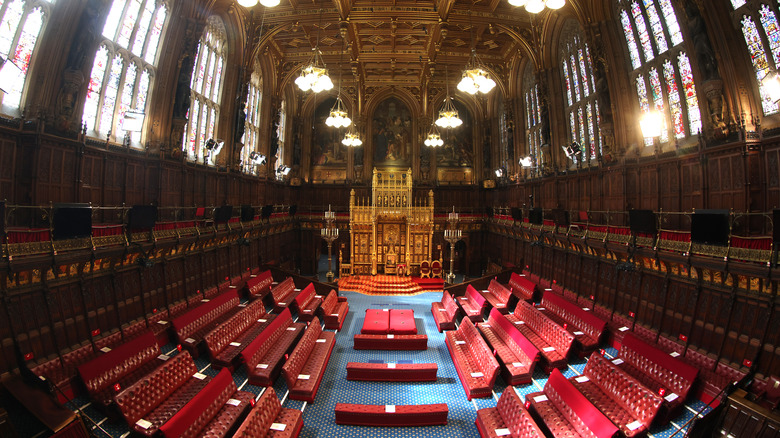 The chamber of the House of Lords