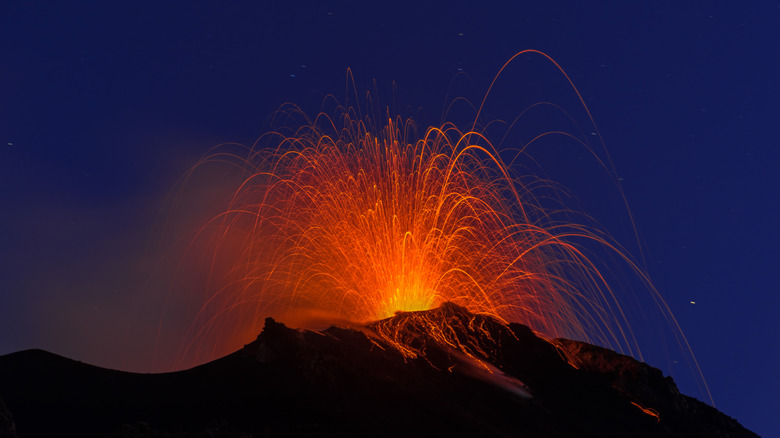 Volcanic eruption