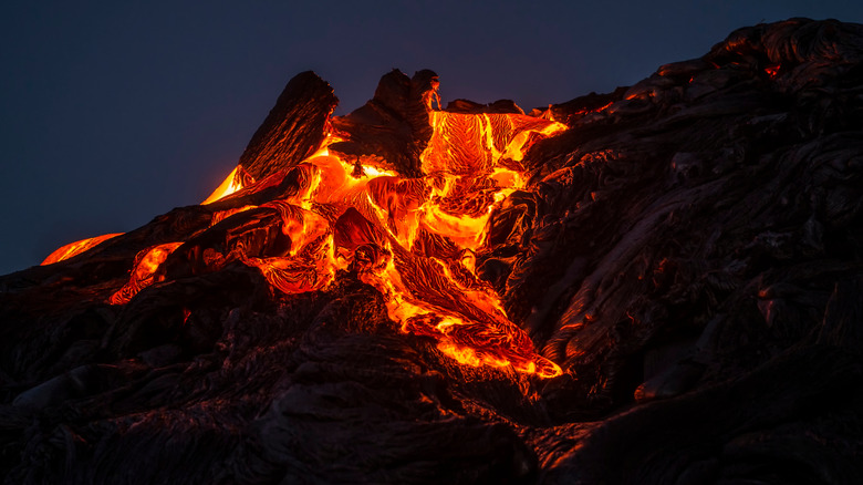 different colors of lava