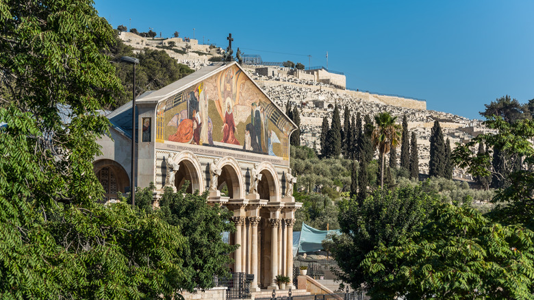 the purported site of gethsemane