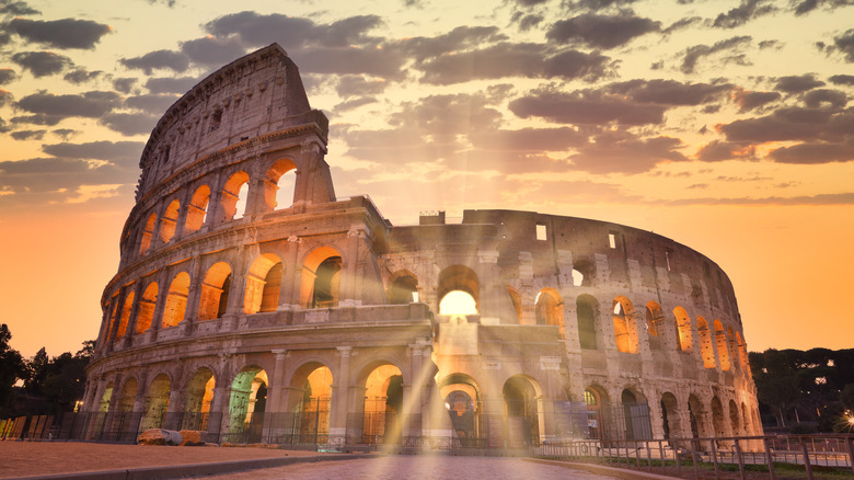 Roman Colosseum in daylight