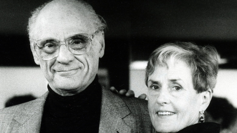 Arthur Miller and Inge Morath