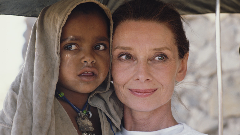 Audrey Hepburn in 1988 