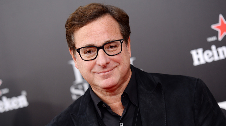 Bob Saget smiling at camera