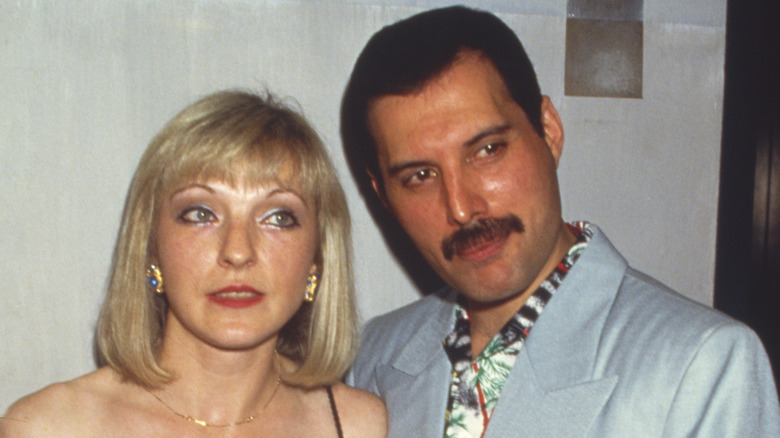 Freddie Mercury and Mary Austin