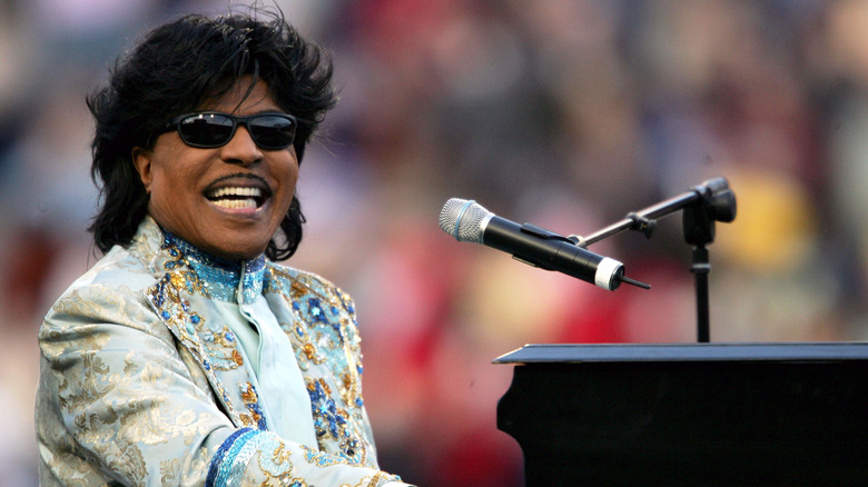 Little Richard playing piano