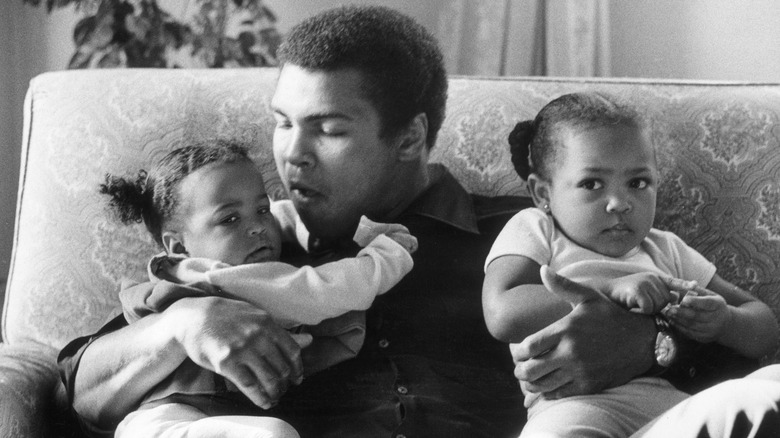 Muhammad Ali and daughters