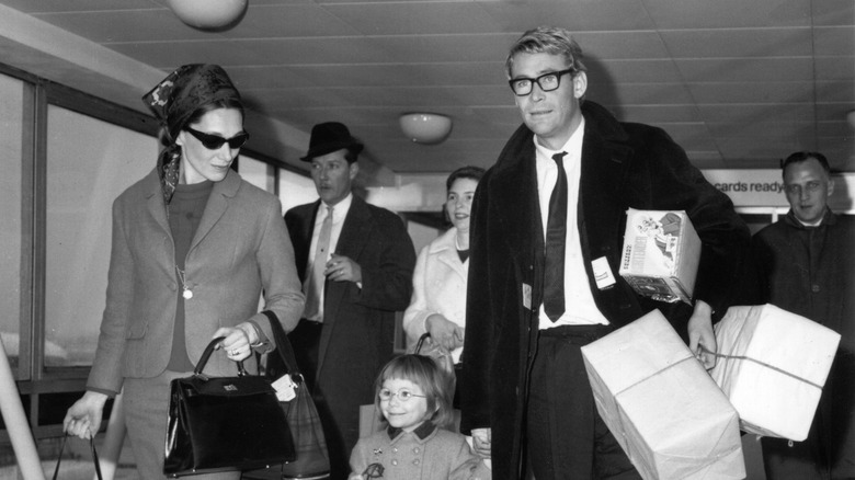 Peter O'Toole with family 