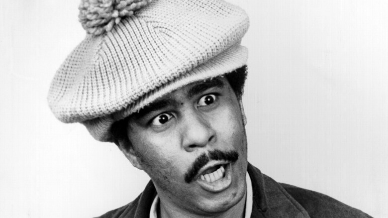 Richard Pryor wearing a hat