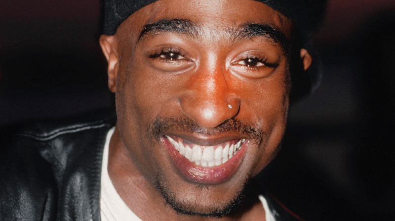 Tupac Shakur smiling