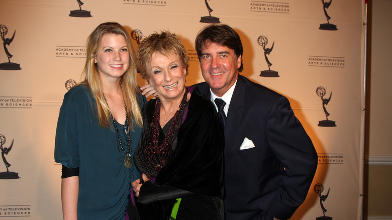 actor Cloris Leachman and family