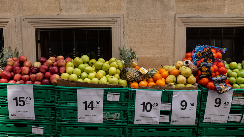 fruit for sale price stickers