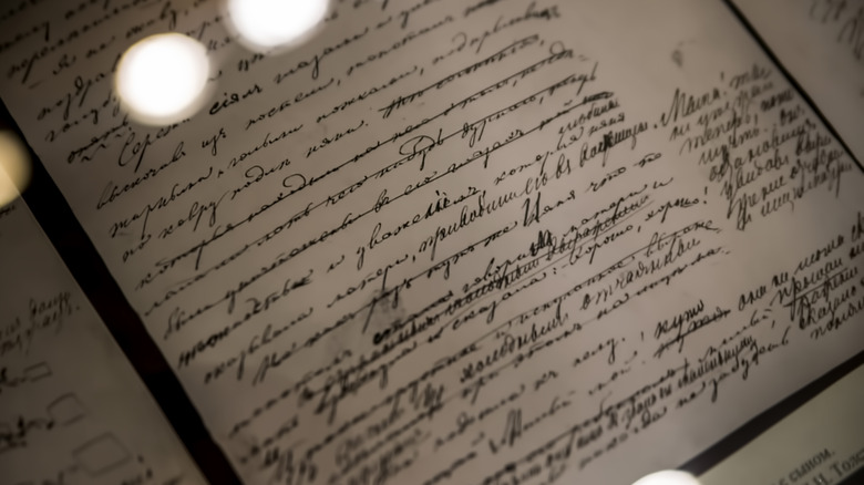 Manuscript of "Anna Karenina"