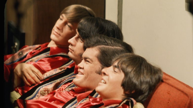 The Monkees on set 