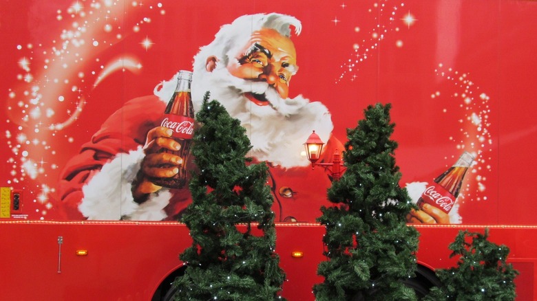 Santa and Coca Cola