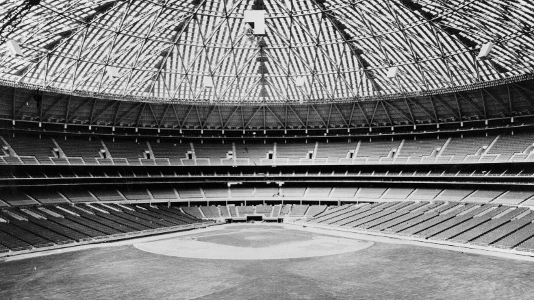 interior of the Houston Astrodome