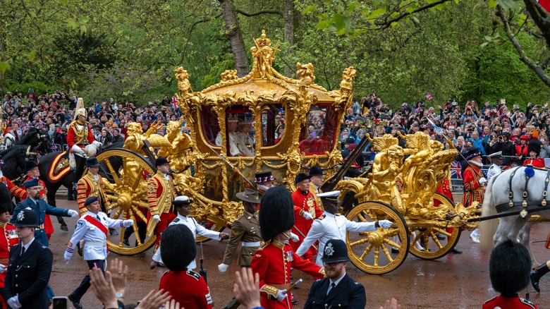 King Charles III coronation golden carriage