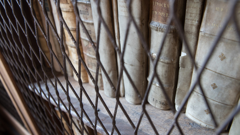 Old books at Salisbury library