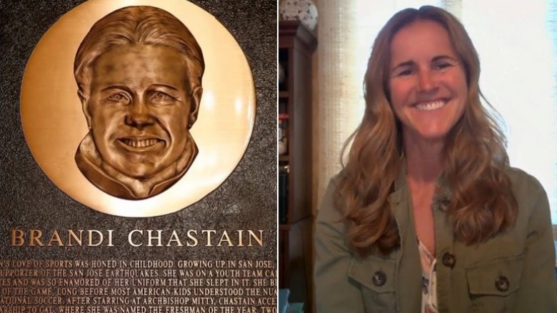 brandi chastain plaque