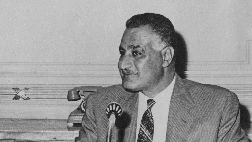 Egyptian President Gamal Abdel Nasser
