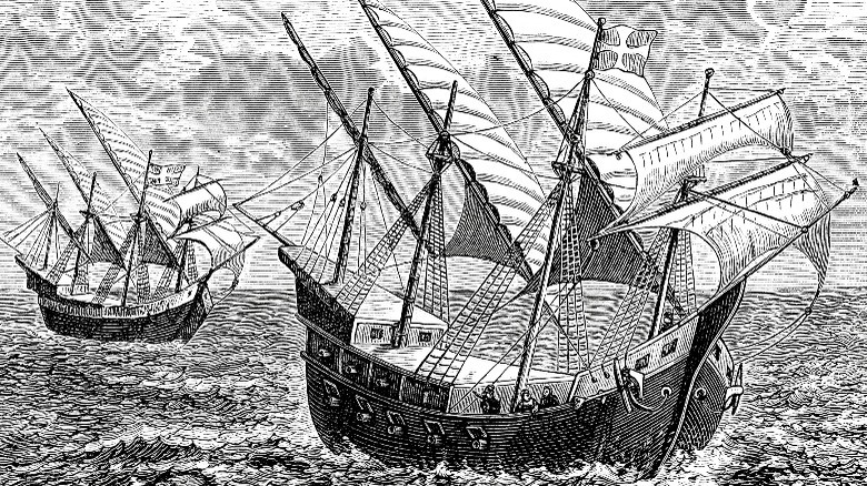 Bartolomeu Dias ship at sea