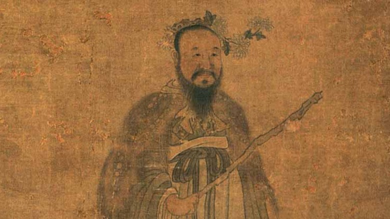 Painting of the ancient Chinese poet Qu Yuan