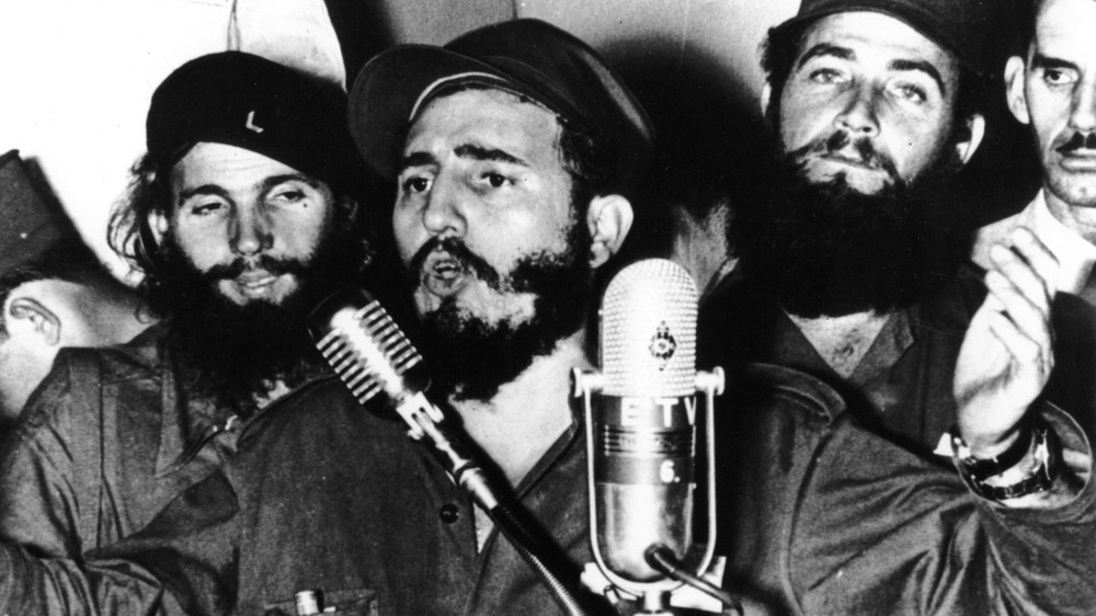 Fidel Castro talking