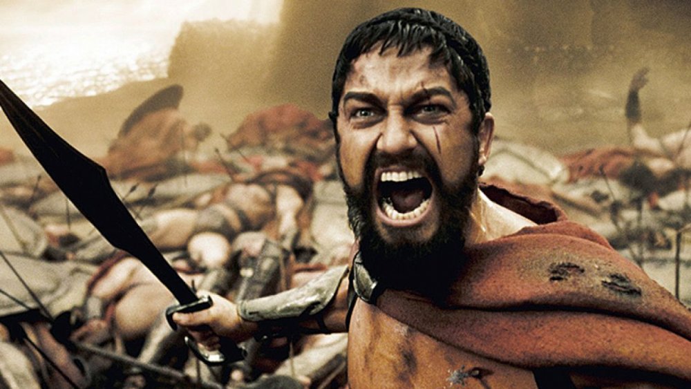 Gerard Butler in "300"