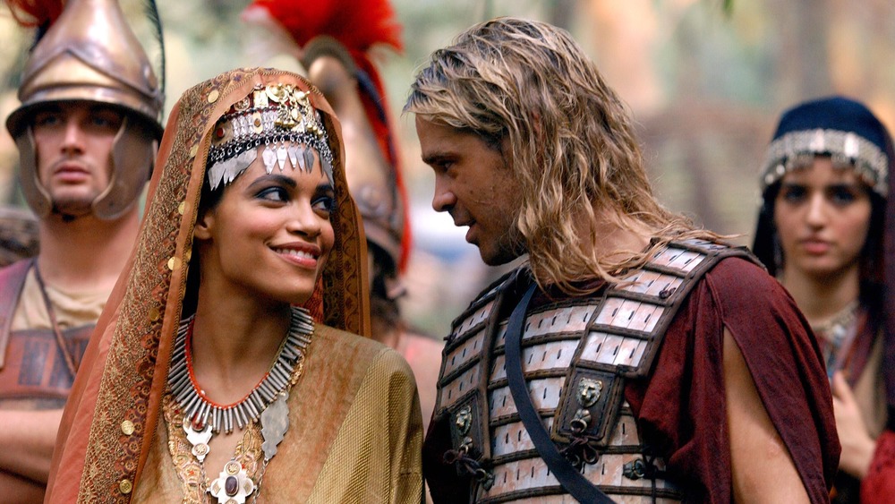 Rosario Dawson and Colin Farrell in 'Alexander'