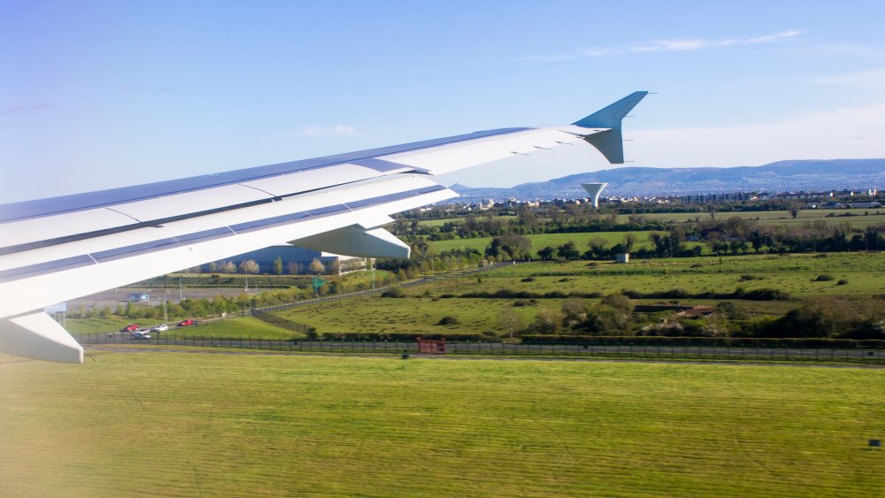 View of Ireland from an Aer Lingus flight