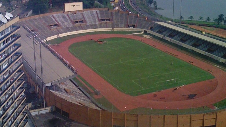 Aerial view of Felix Houphouët-Boigny Stadium