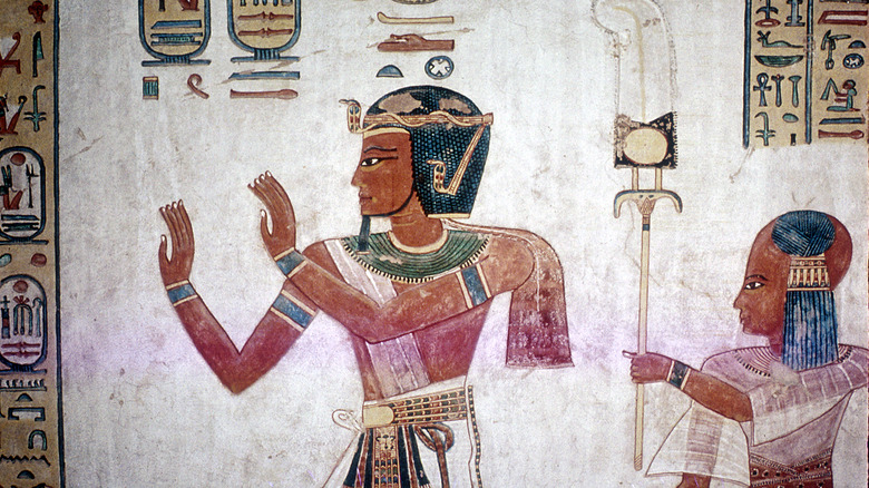 ramses iii wall painting