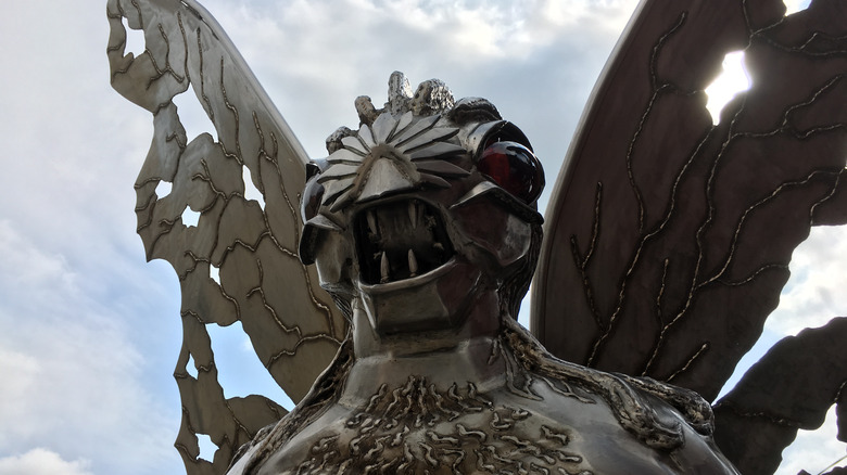 the mothman at point pleasant under blue sky