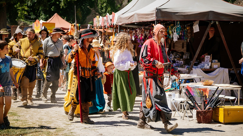 Renaissance reenactment of execution, Czech Republic